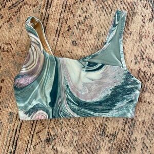 Old Navy Kids Marble Print Camisole - Green and Pink